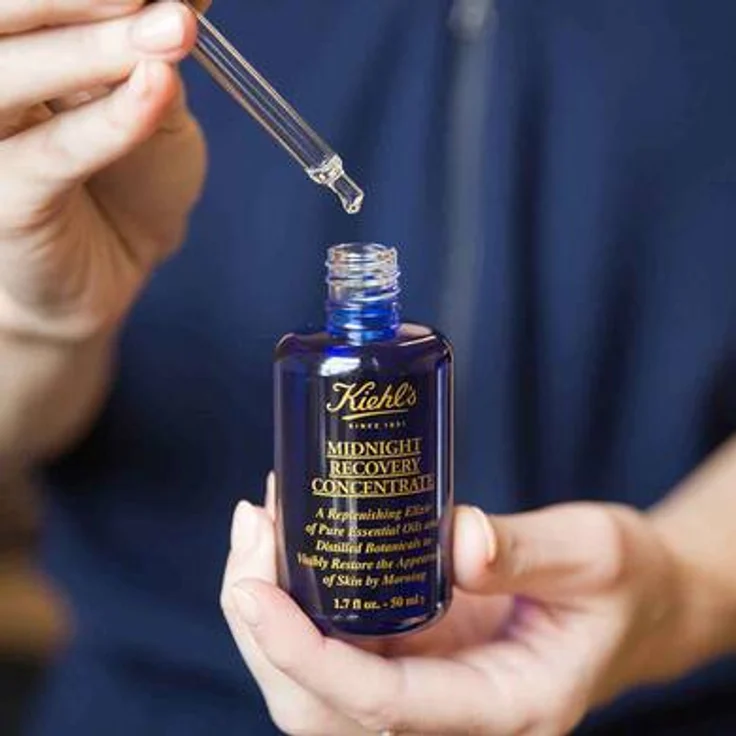 Kiehl's Midnight Recovery Concentrate Anti-Aging Gesichtsserum für normale und sensible Haut 50 ml – Bild 3