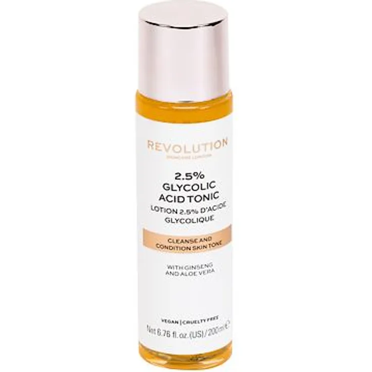 Makeup Revolution London Skincare 2,5% glycolic Acid Tonic gesichtstonikum Mit glykolsäure 200 ml