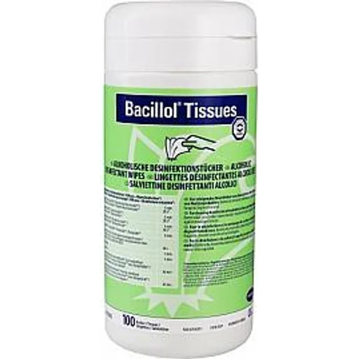 Paul Hartmann Bode Bacillol AF Tissues 100 Desinfektionstücher Spenderdose - Preisvergleich – Bild 1