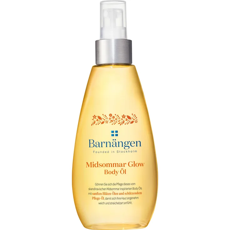 Barnängen Body Öl Midsommar Glow Pflegeöl sanftes Blüten Öl 150 ml 