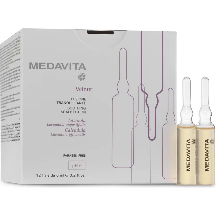 Medavita Ampullen Velour Soothing Scalp Lotion 12x6ml 72 ml
