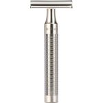 Mühle Rocca Rasierhobel geschlossene Schaumkante, Griff Edelstahl