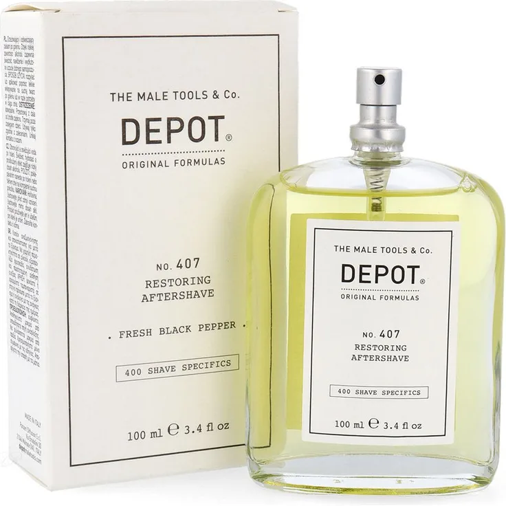 Depot Depot No.407 Fresh Black Pepper Restoring After Shave 100 ml