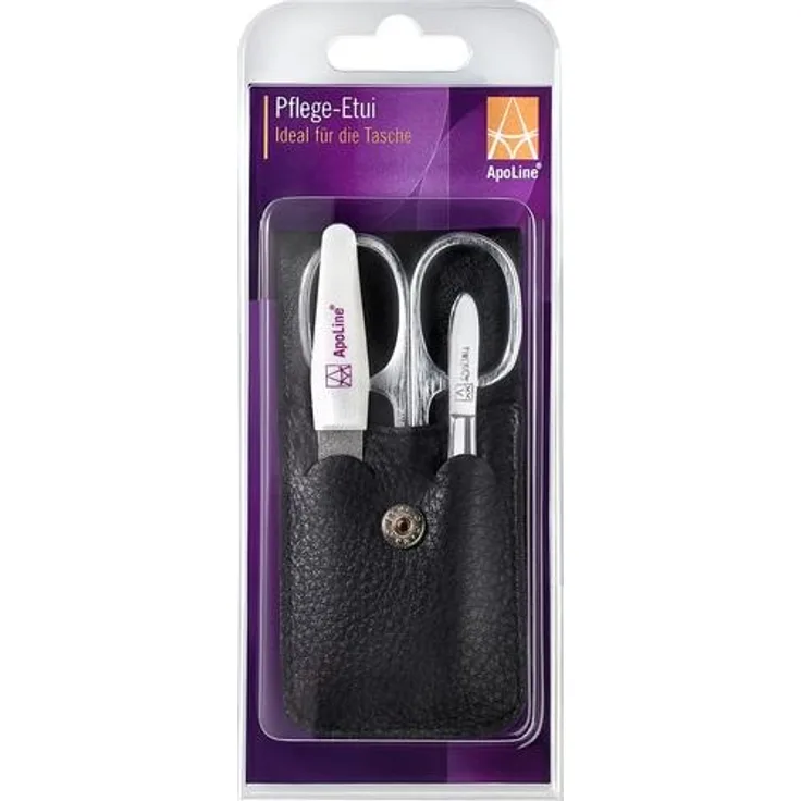 WEPA Apoline Manicure Etui 3teilig schwarz 1 St.
