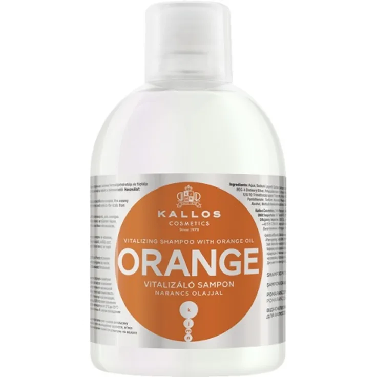 Kallos Cosmetics Kjmn Orange Vitalizing Shampoo 1 L