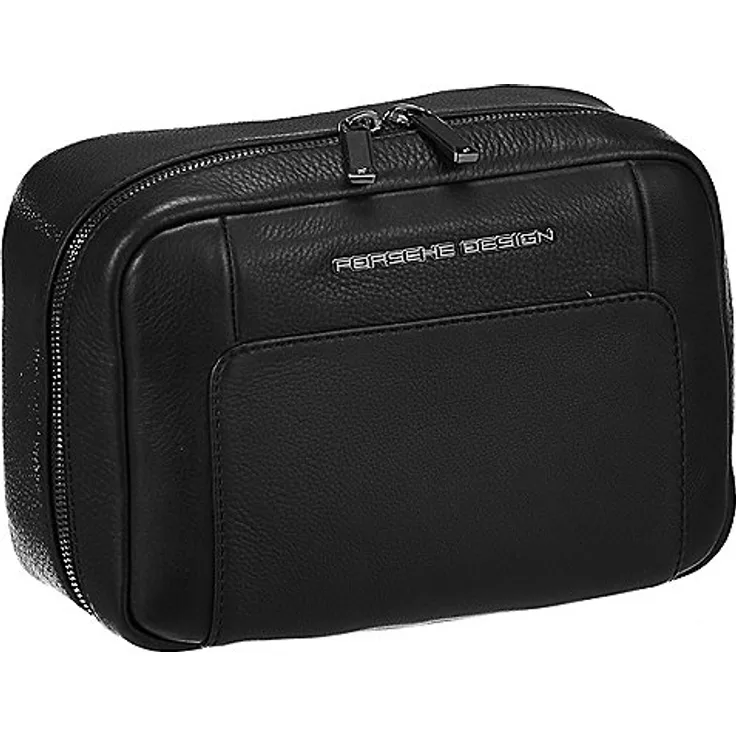 Porsche Design Roadster Leather Washbag 23 cm - Black