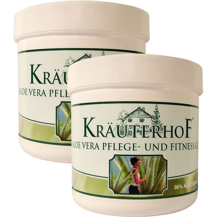 Kräuterhof Aloe Vera Gel Pflege- Und Fitness Gel 2 x 250 ml 
