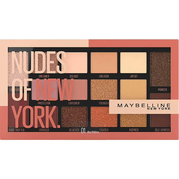 Maybelline Augen Make-up New York Nudes Of Lidschatten, Eyeshadow,palette 18 g