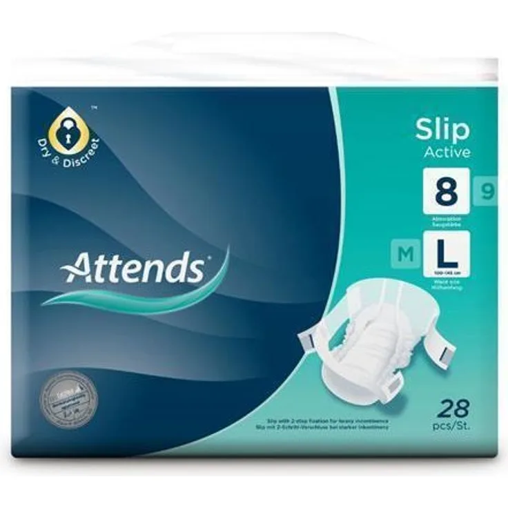 Attends Slip Active 8 L Windelhosen 28 Stück