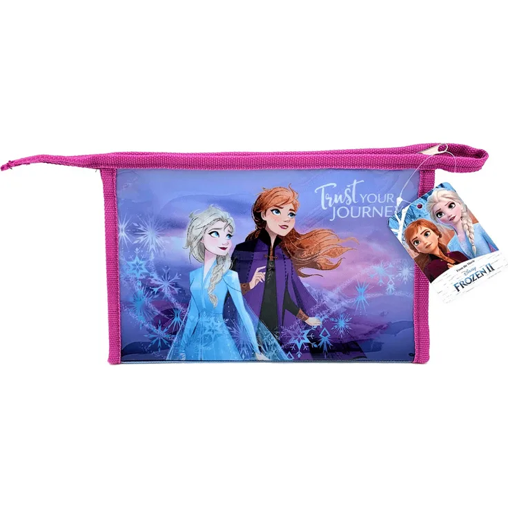 toilettenbeutel 1 L Mädchen 23 x 14 cm Polyester violett-blau