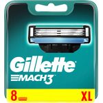 Gillette Mach3 Rasierklingen für Männer, 8 Ersatzklingen