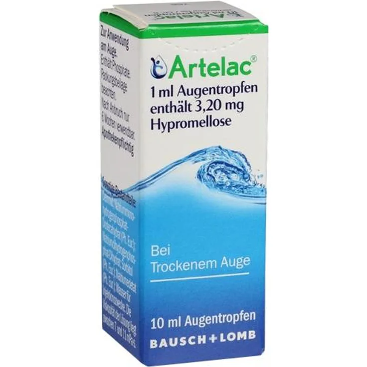 ARTELAC Augentropfen 10 ml All-in-One-Lösung zur Reinigung, Desinfektion & Aufbewahrung