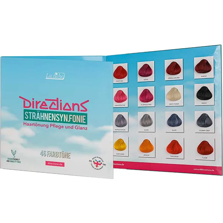 La Riche Directions Farbkarte Haircolour