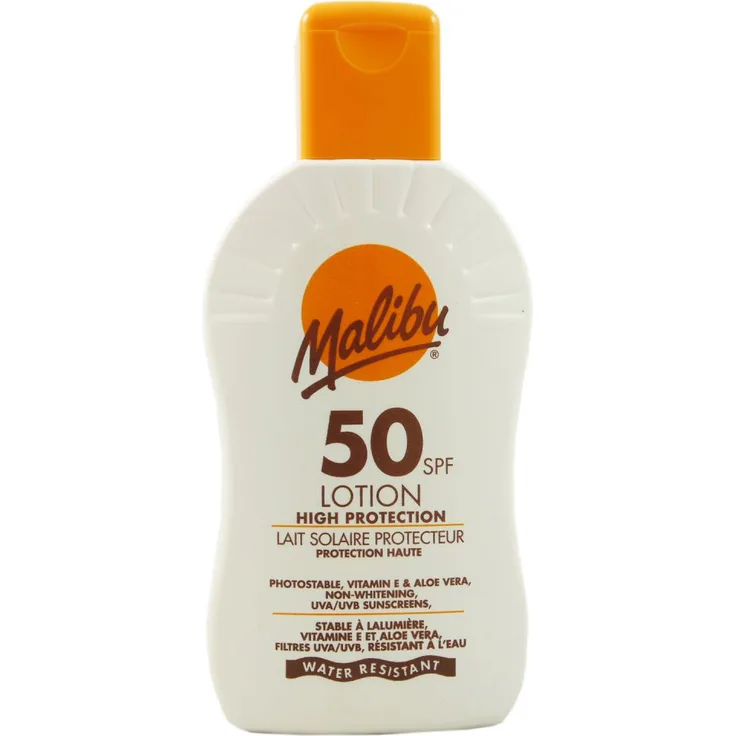 Malibu Sonnenlotion Sonnencreme SPF 50 sehr hoher Schutz 200 ml