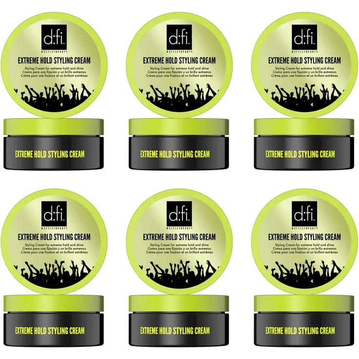 d:fi Extreme Hold Styling Cream 6 x 75 g