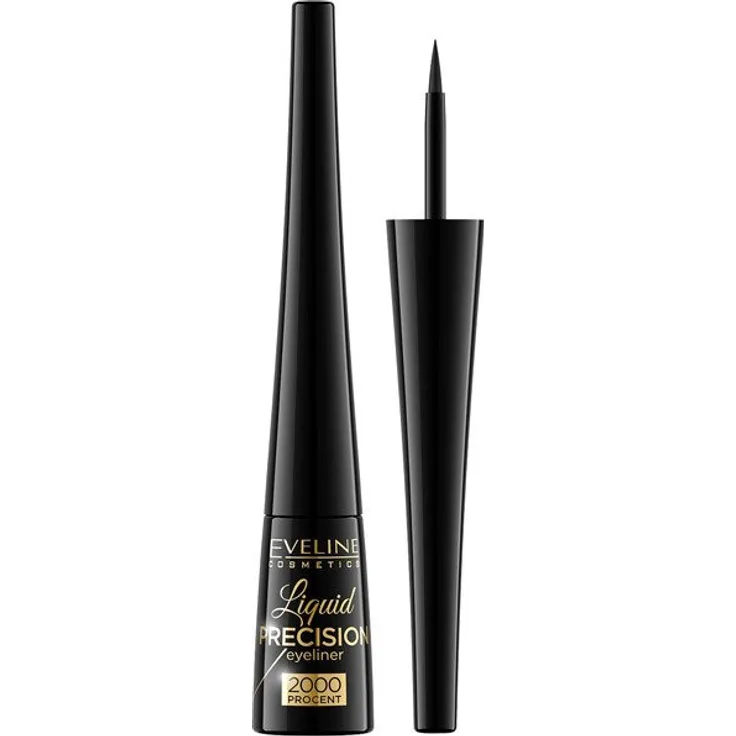 Eveline Liquid Precision 2000 Eyeliner Matt Schwarz 4 ml