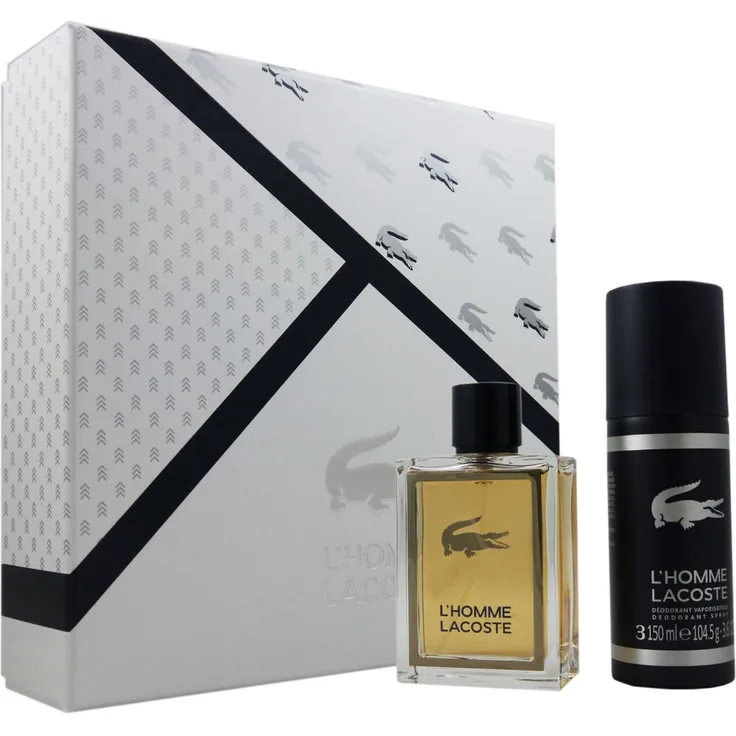 Lacoste L'Homme Set EdT 100 ml + Deodorant
