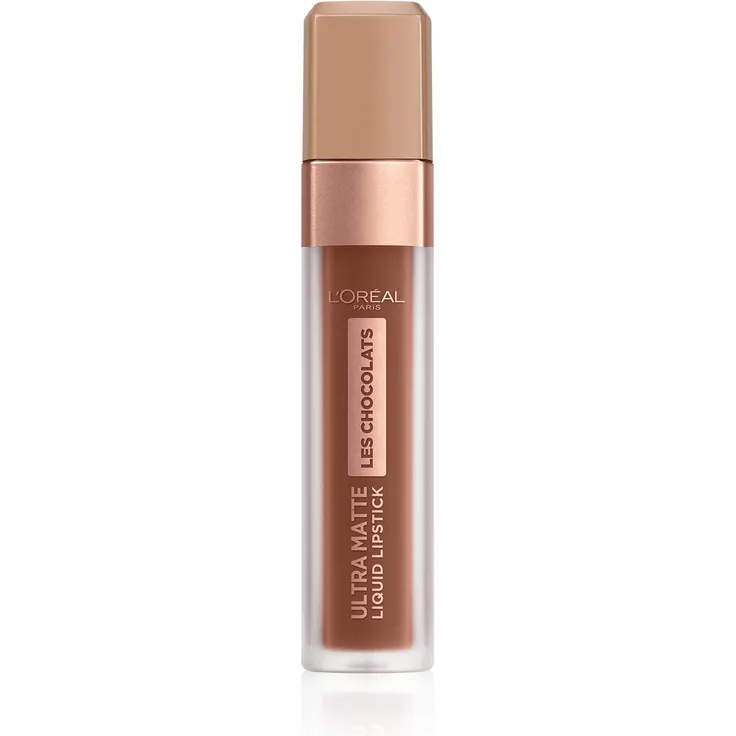 L’Oréal Paris Infaillible Ultra Matte Les Chocolats In Nr. 866 Truffamania, Flüssig-Lippenstift Mit Ultra-Matt-Finish Und Schokoladen-Duft, 8 ml