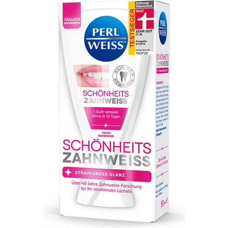 Perl Weiss Schönheits-Zahnweiss 50 ml mit Whitening-Effekt für weißere Zähne – Bild 2