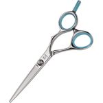 Joewell Liberty Control LBC 55 Ergonomischer Griff 13,97 cm & aus Japan-Stahl, silber/hellblau