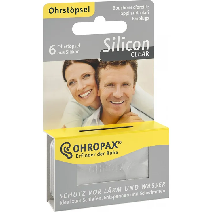 OHROPAX Silicon Clear 6 ST