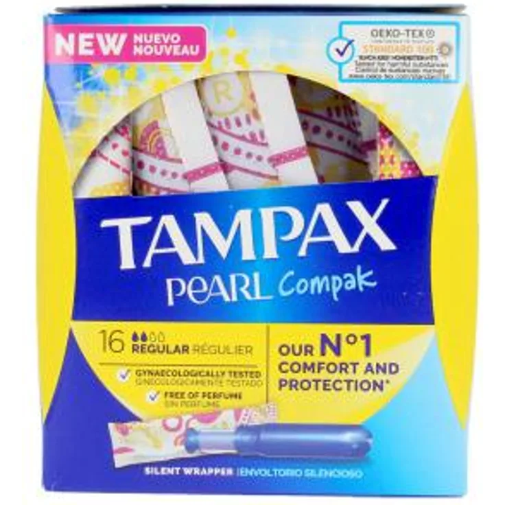 Tampax Pearl Compak Regular 16 Tampons