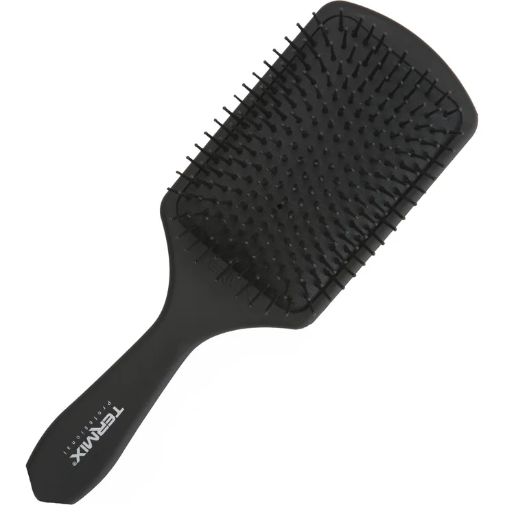 Termix Pneumatische Haarbürste, um die schwarze Farbe durchzukämmen. Schläger, der sich gummiartig anfühlt, zur Behandlung von nassem und trockenem Haar.