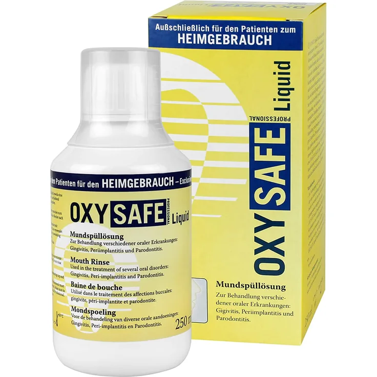 Hager Pharma Oxysafe Liquid Prof.Mundspülung Zahnarzt Version 250 ml