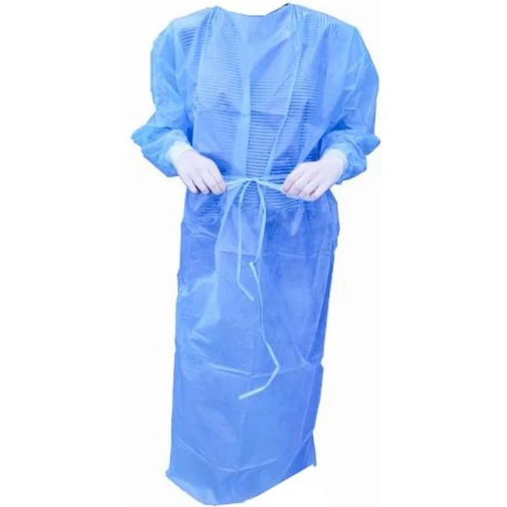 Medi-Inn Schutzkittel blau PP-Vlies 139 cm, 10 Stück