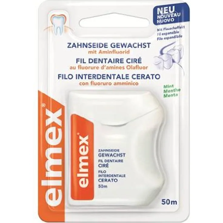 Elmex Zahnseide gewachst 6er Pack 6 x 50 m Zahnseide/Flosser