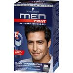 Schwarzkopf Men Perfect Anti-Grau-Tönungs-Gel 90 Natur Schwarz 3 x 80 ml