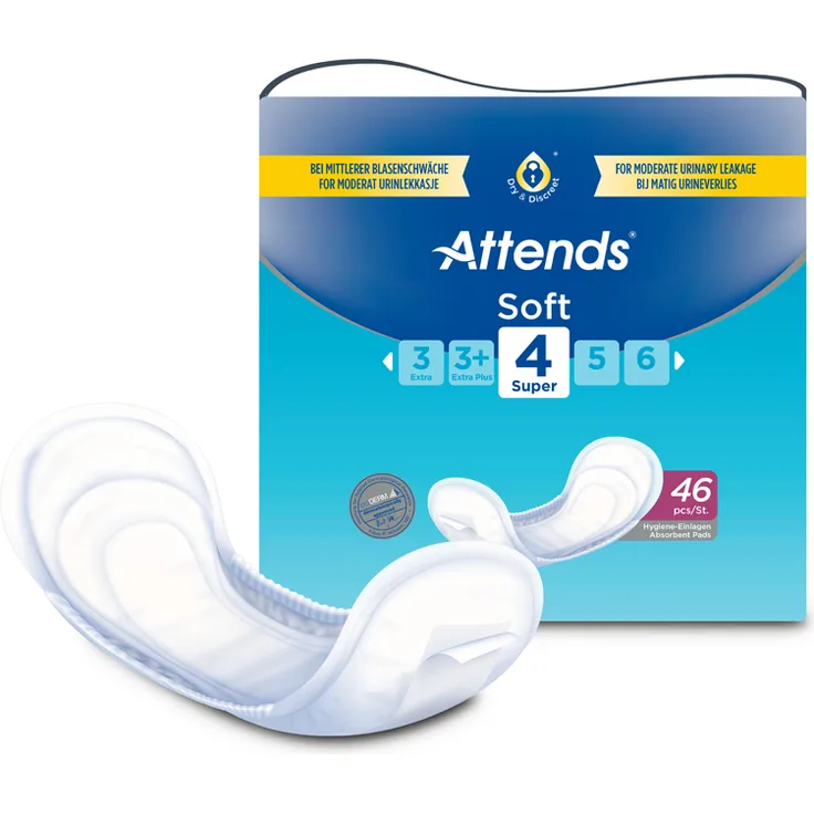 Attends soft 4 super Einlagen 46 Stück