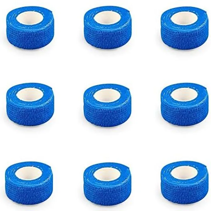 9 Rolle Pflaster, selbsthaftend 5 m x 2,5 cm rot