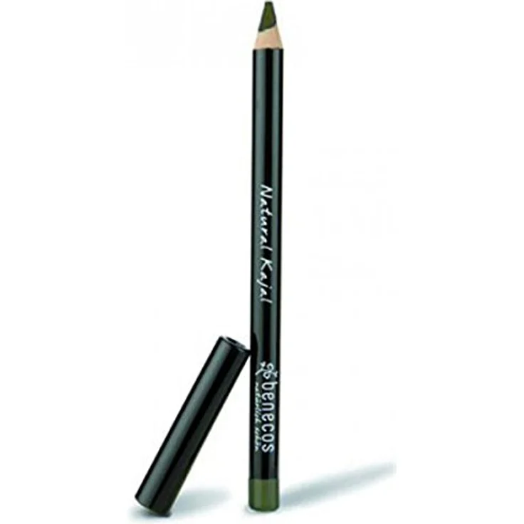 benecos Augen Make-up Natural Kajal Natural Kajal green, mit einer festen Textur – Bild 1