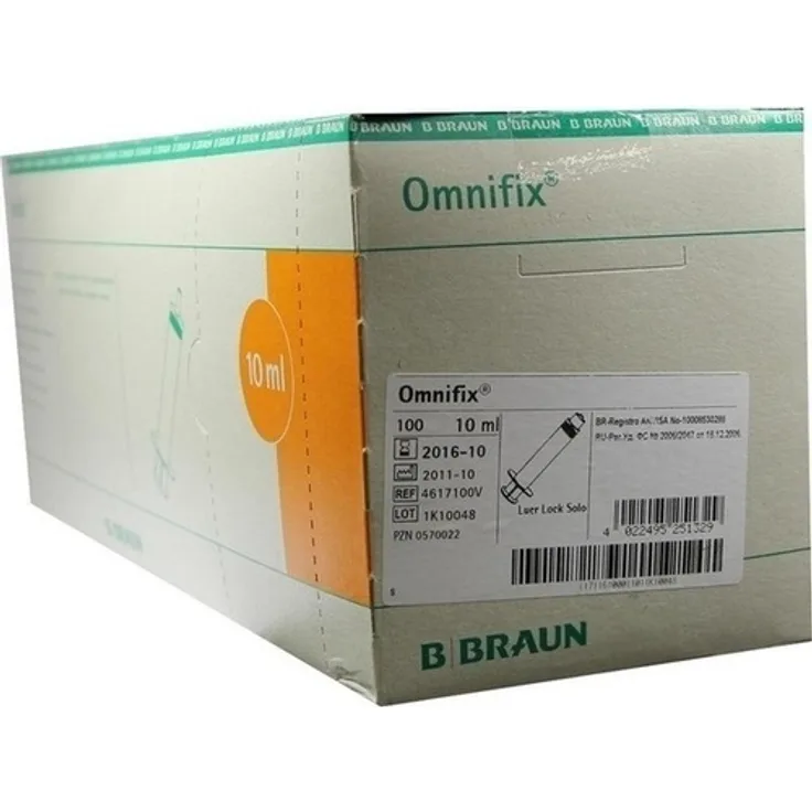 B. Braun Melsungen Omnifix Solo Spr.10 ml Luer Lock latexfrei 1000 ml