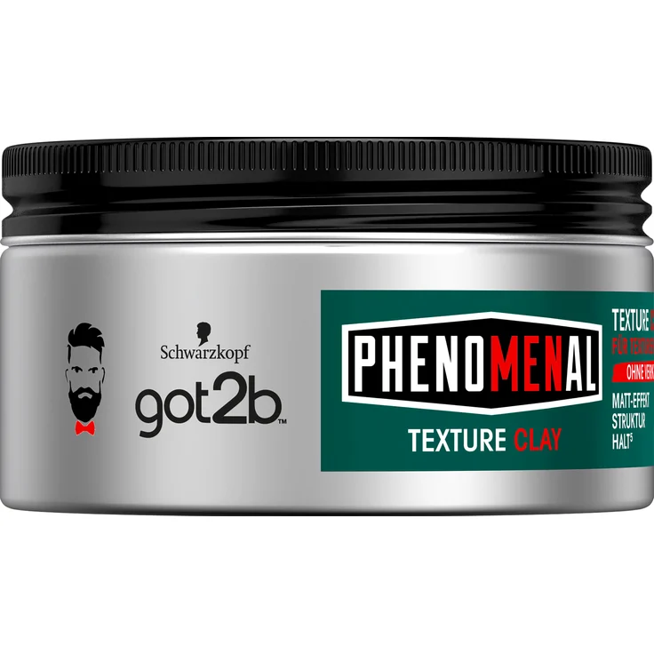 Schwarzkopf got2b Clay Phenomenal Texture, 1er Pack (1 x 100 ml) – Bild 1