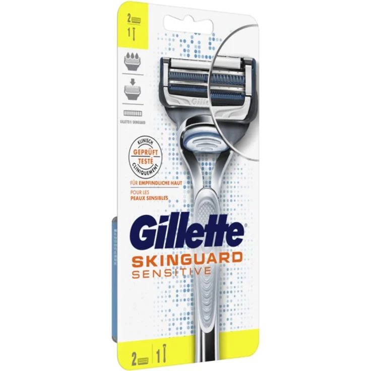 Gillette SkinGuard Sensitive Rasierer Für Männer + Ersatzklinge – Bild 1