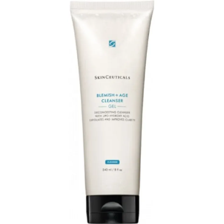 SkinCeuticals Blemish + Age Cleanser Gel 240 ml, Anti-Aging Serum, befreit verstopfte Poren