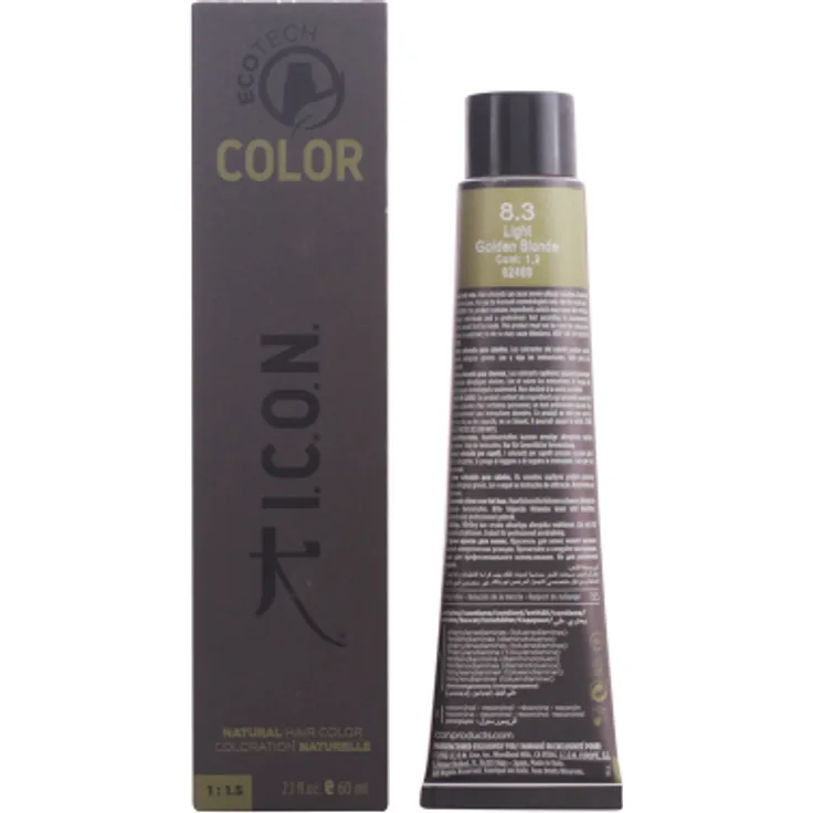 Icon Ecotech Color Natural Color #8.3 Light golden Blonde 60 ml