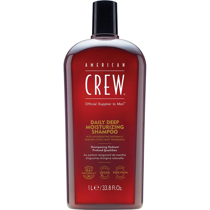 American Crew Daily Deep Moist Shampoo 1000 ml – Bild 1