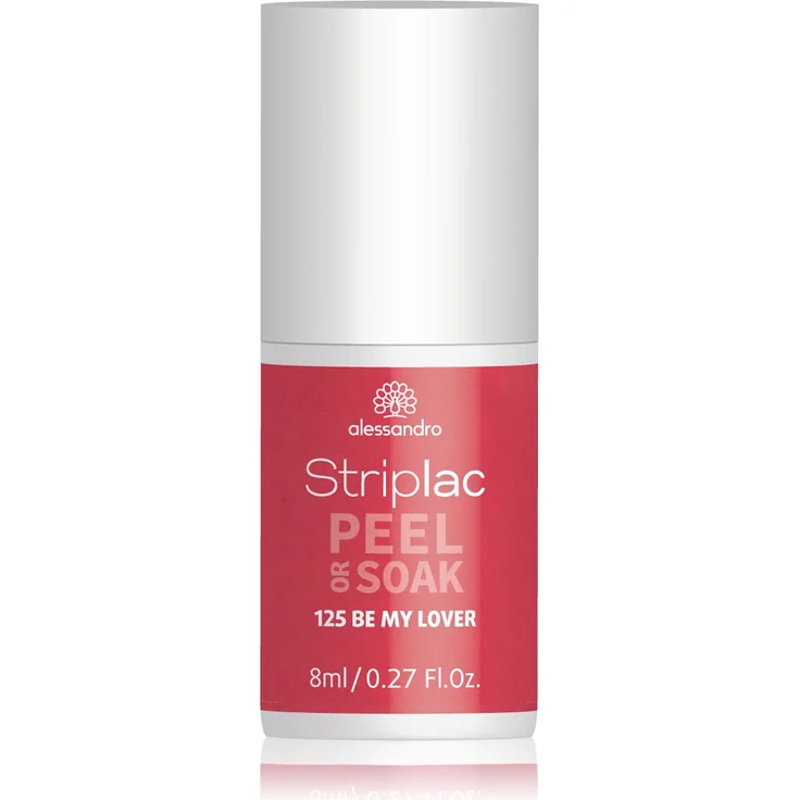 Alessandro Striplac Peel or Soak 125 Be My Lover 8 ml, Farbton: Rot – Bild 1