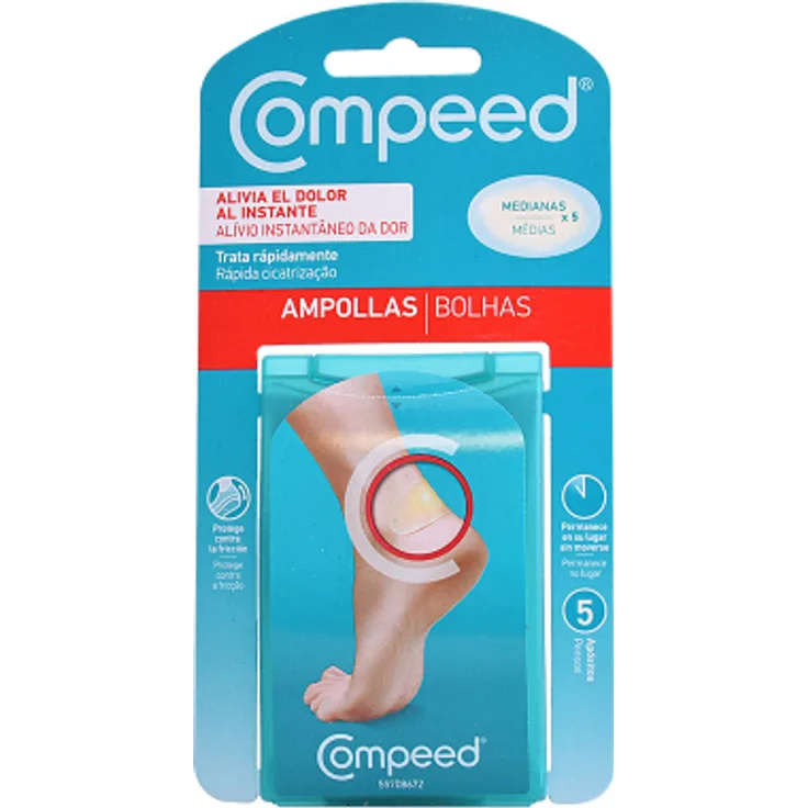 AMPOLLAS medianas 5 apósitos