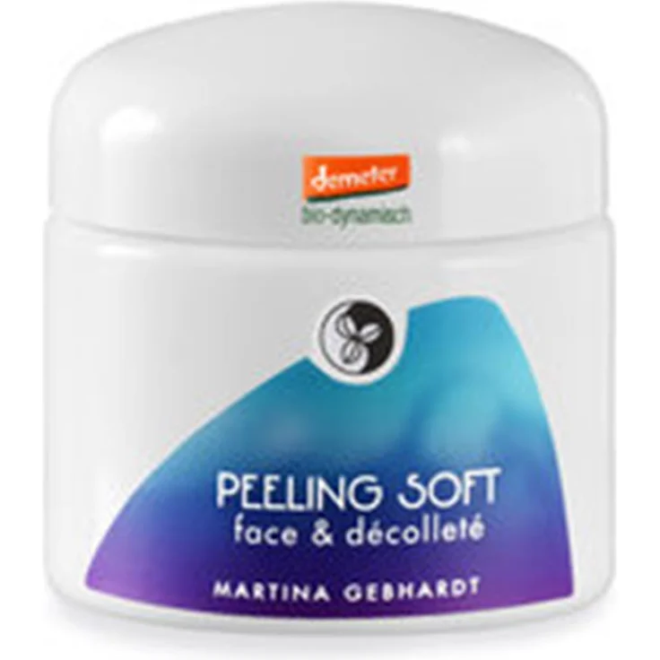 Martina gebhardt Naturkosmetik Peeling Soft Face&Decollete 100 ml, für Damen und Herren  – Bild 1