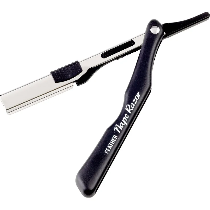 Feather FEATHER Nape Razor grau-schwarz, 1er Pack(1 x 31 g)