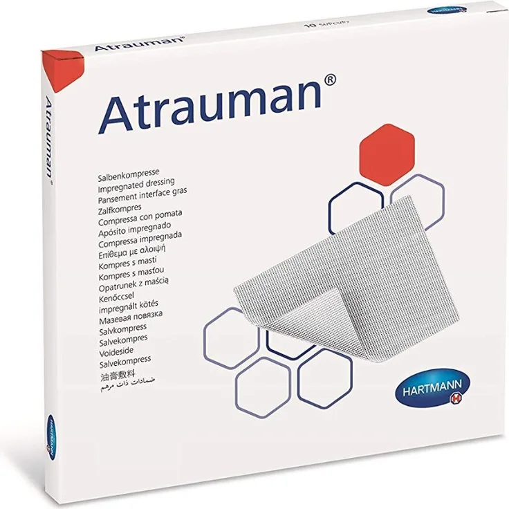 Hartmann Atrauman Salbenkompresse 7,5 x 10 cm 10er-pack