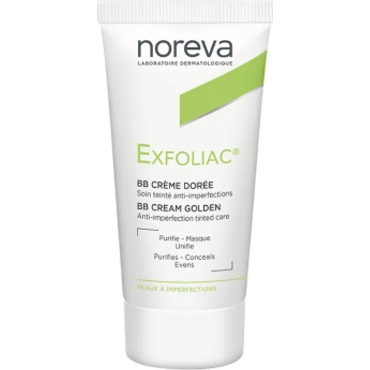 Noreva Exfoliac getönte Creme dunkler Teint 30 ml