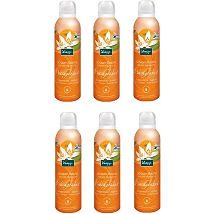 Kneipp Schaum-Dusche Wachgeküsst 6 x 200 ml