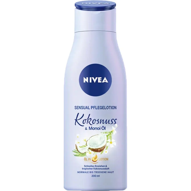 NIVEA Sensual Kokosnuss & Monoi Öl Bodylotion 200 ml – Bild 1