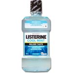Listerine Mundspülung Cool Mint Milder Taste, 500 ml, ohne Alkohol, gegen Plaque, frischer Atem 