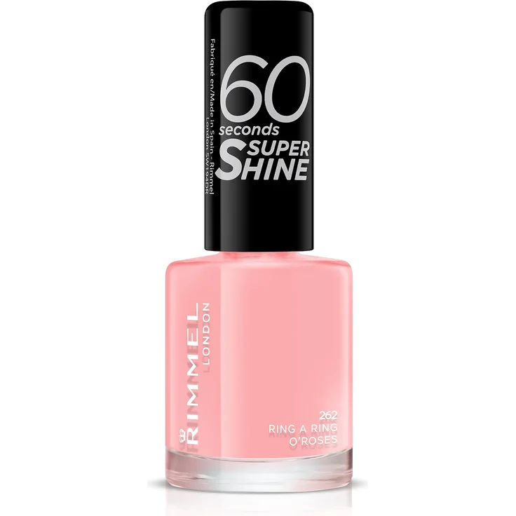 Rimmel London 60 Secons Super Shine Nagellack, 8 ml 262 Ring A Ring O´Roses – Bild 1